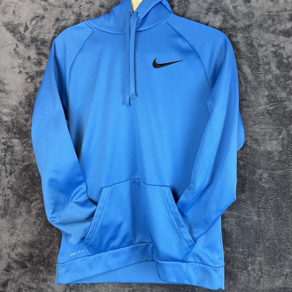 Nike Royal Blue Quarter Zip Pullover Dri-Fit Size Medium